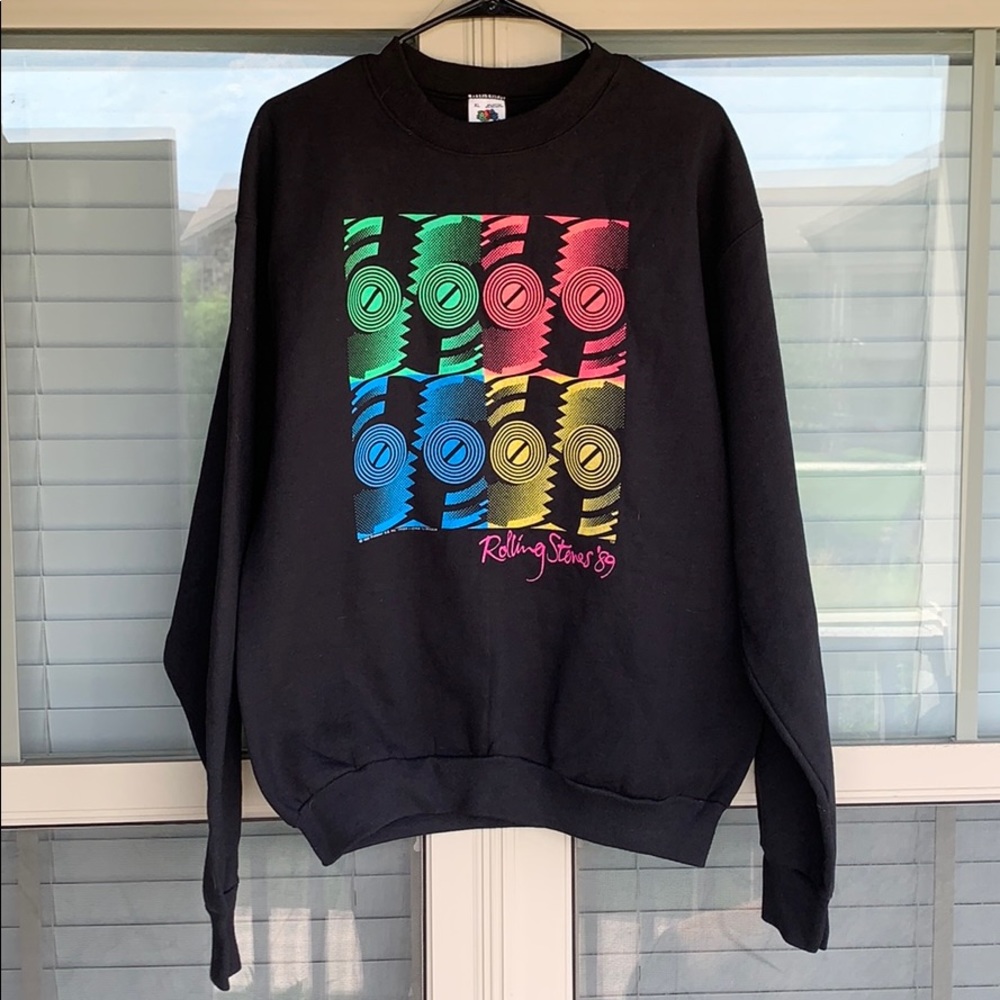 ORIGINAL Rolling Stones Steel Wheels 89 Sweatshirt